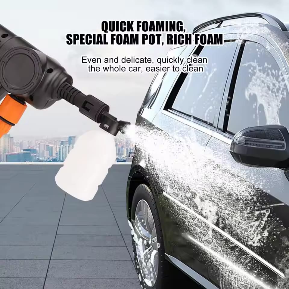 48Vf Pressure Washer Gun – Rechargeable Portable Car Washer