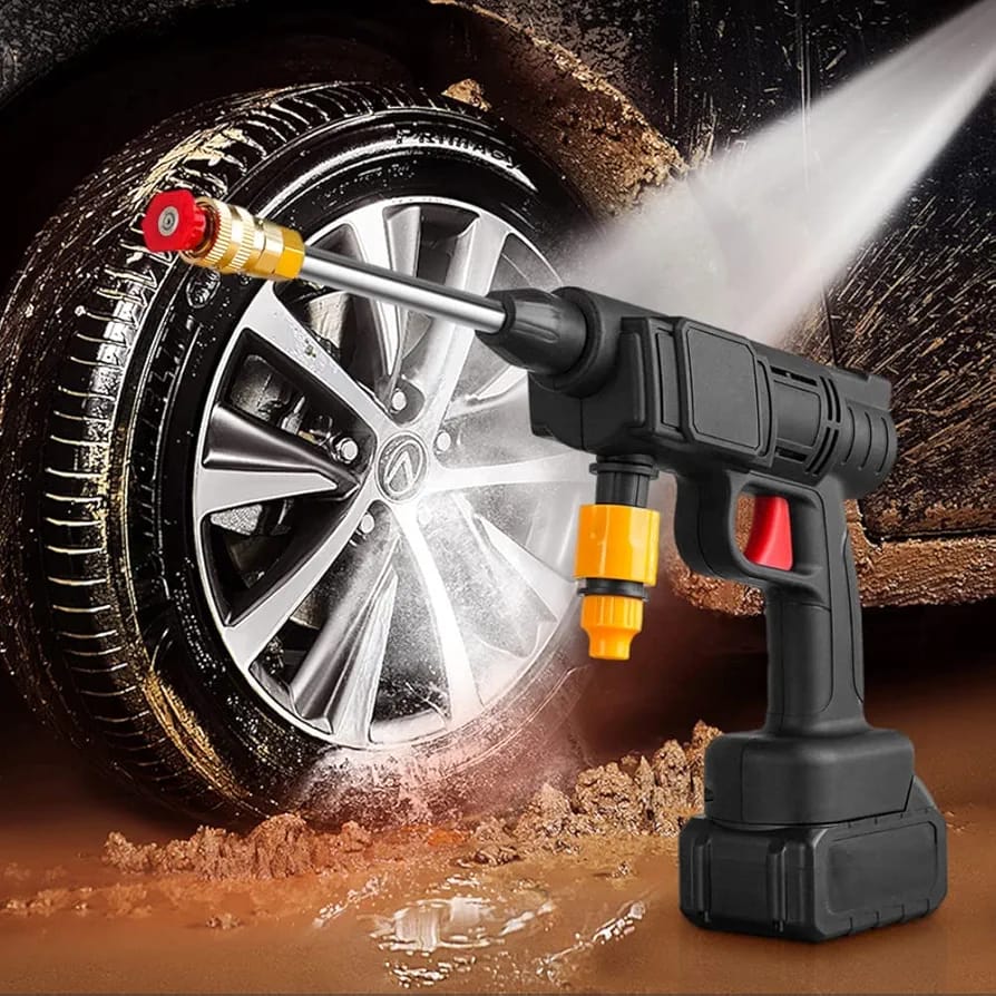 48Vf Pressure Washer Gun – Rechargeable Portable Car Washer