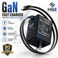 2-in-1 120W Fast Charger – Retractable Fast Charging Adapter | Foldable Wall Charger with Scalable Retractable Cable