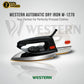 Western Automatic Dry Iron W-1270 – Non-Stick Soleplate | Lightweight & Energy Efficient