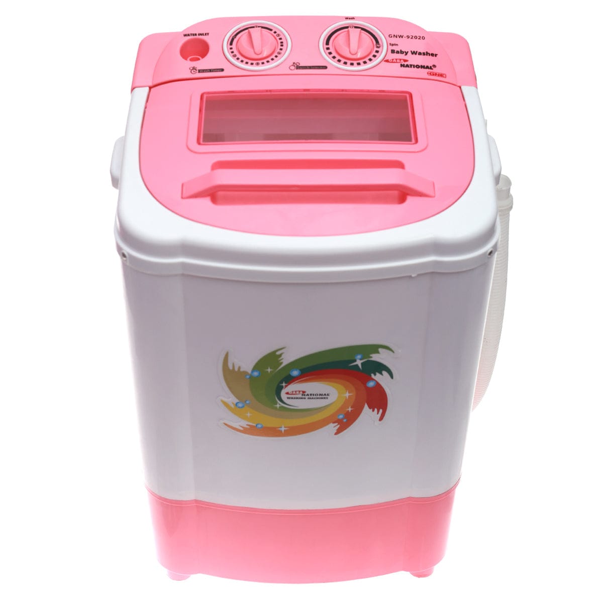 GNE Baby Washer & Spinner GNW-92020 – 2-in-1 Mini Portable Washing Machine | Compact Baby Clothes Washer & Spin Dryer