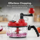 10-in-1 Hand Chopper Mixer Set – Multi-Function Manual Food Chopper | Vegetable, Fruit & Salad Cutter