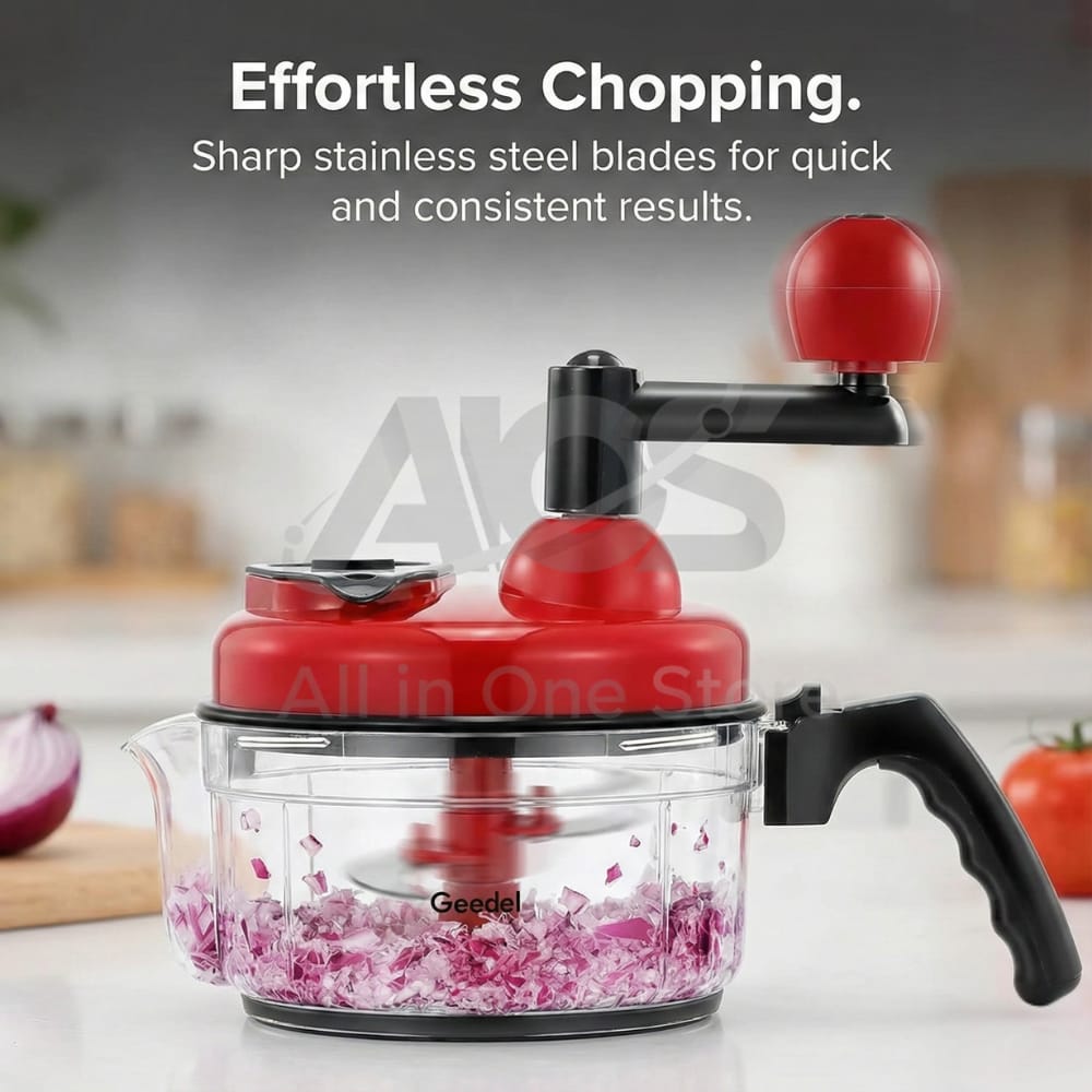 10-in-1 Hand Chopper Mixer Set – Multi-Function Manual Food Chopper | Vegetable, Fruit & Salad Cutter