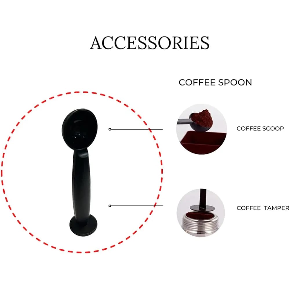 NOVA Professional Espresso Coffee Machine – 20 Bar, 2220W | Espresso Maker with Milk Frother | Cappuccino & Latte Coffee Machine for Home & Office